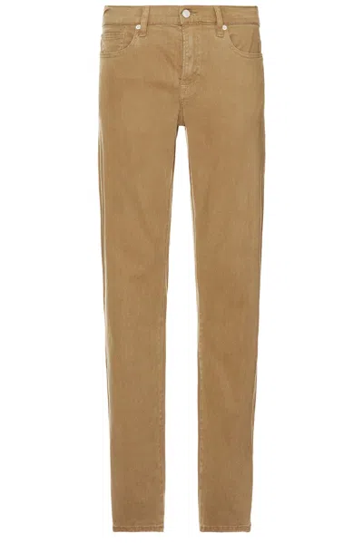 Frame L'homme Slim Jeans In Dark Tan