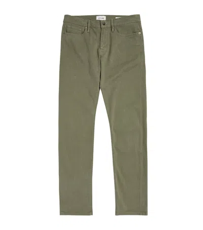 Frame L'homme Slim Jeans In Green