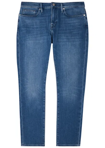 Frame L'homme Slim-leg Jeans In Mid Blu