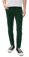 Frame L'homme Slim Pants Dark Emerald In Black