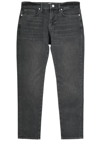 Frame L'homme Slim Slim-leg Jeans In Black