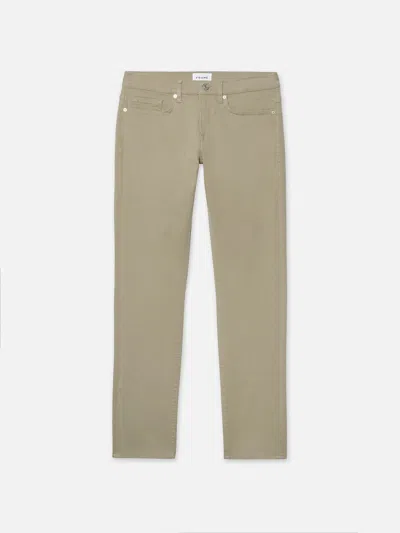 Frame L'homme Slim Twill Jeans In Green
