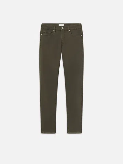 Frame L'homme Slim Twill Jeans In Green