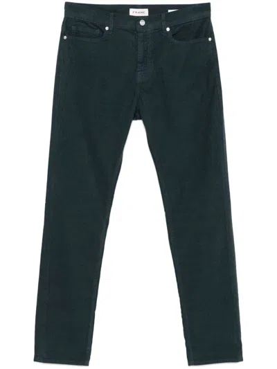 Frame L'homme Trousers In Blue