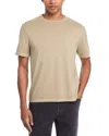 Frame Short Sleeve Light Cotton Tee In Neutral