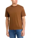 Frame Light Cotton Tee In Brown