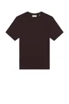 Frame Light Cotton Tee In Black