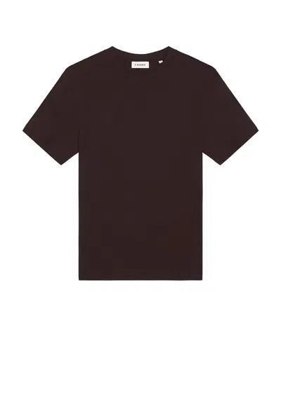 Frame Light Cotton Tee In Black