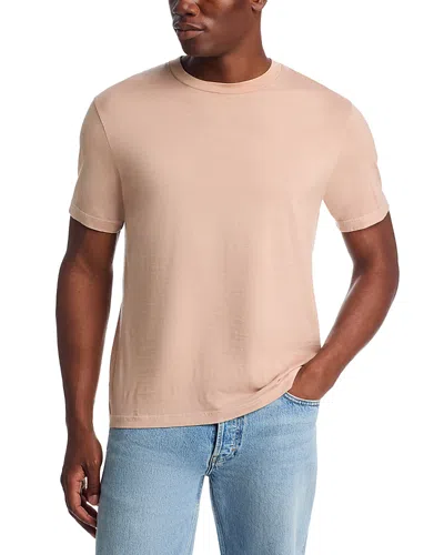 Frame Light Cotton Tee In Pink