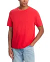 Frame Light Cotton Tee In Red