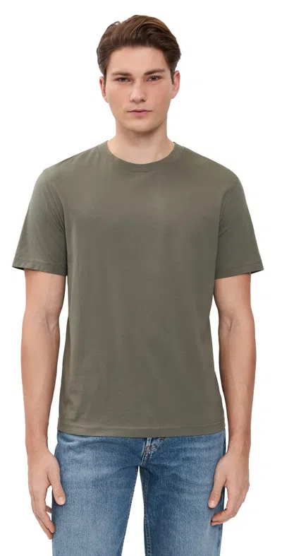 Frame Light Cotton Tee Smoky Green