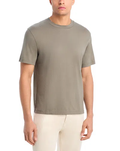 Frame Light Cotton Tee In Brown