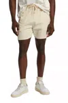 Frame Light Weight Cord Shorts In White Beige In Beige