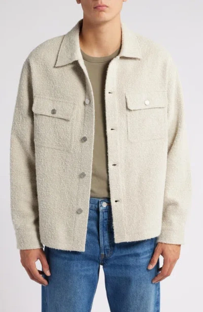 Frame Men's Tweed Overshirt In Dove Tweed