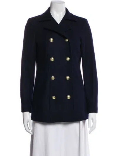 Pre-owned Frame Linen Blazer In Blue