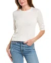 Frame Denim Linen-blend Sweater In White