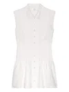 Frame The Day Drop Waist Linen Dress