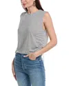 Frame Side Cinch Muscle Tee Blanc Multi Xl In White