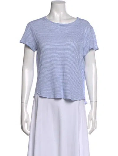 Pre-owned Frame Linen Striped T-shirt In Multi