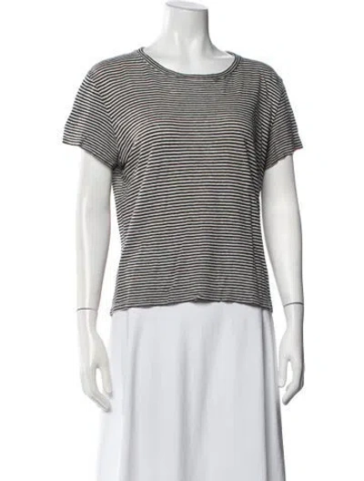 Pre-owned Frame Linen Striped T-shirt In Multi