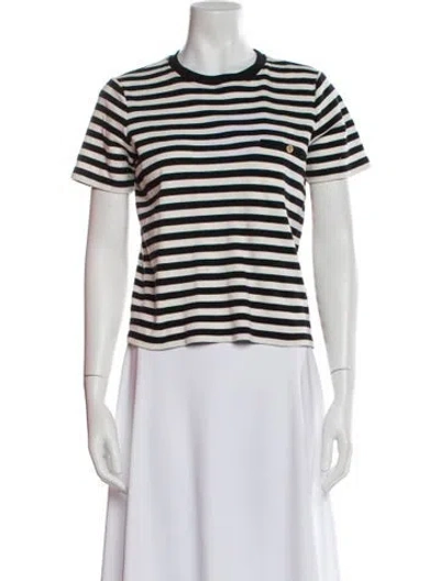 Pre-owned Frame Linen Striped T-shirt In Neutral