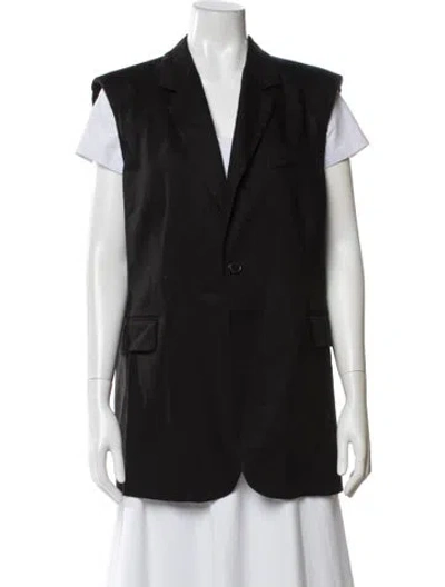 Pre-owned Frame Linen Vest In Multi