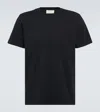 Frame Logo Cotton Jersey T-shirt In Noir