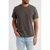 Frame Logo Cotton T-shirt In Brown