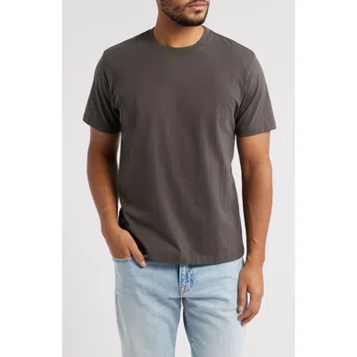 Frame Logo Cotton T-shirt In Brown