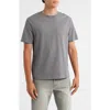 Frame Logo Cotton T-shirt In Gray