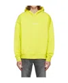 Frame Logo Hooded Sweater In Yellow