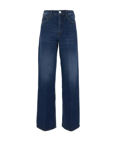 Frame Logo Jeans In Blue