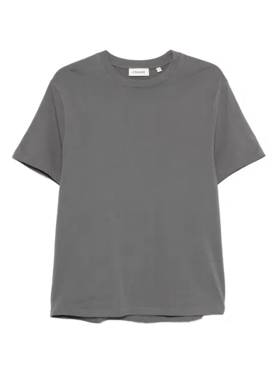 Frame Logo-print T-shirt In Gray