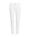 Frame Le High Skinny High-rise Skinny Jeans In White