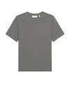 Frame Logo Tee In Blue