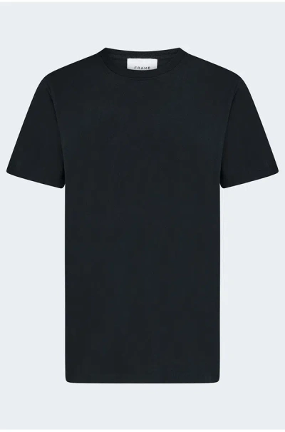 Frame Logo Tee In Black