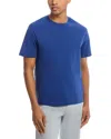 Frame Cotton Embroidered Logo T-shirt In Reflex Blue