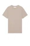 Frame Logo Short Sleeve Tee In Soft Lavender