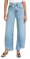 Frame Long Barrel Released Inside Step Fray Jeans Divine In Divine