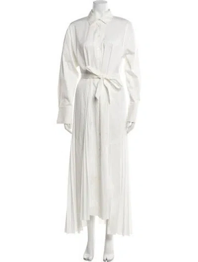 Pre-owned Frame Long Dress In Neutral