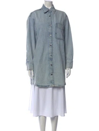 Pre-owned Frame Long Dress W/ Tags In Blue