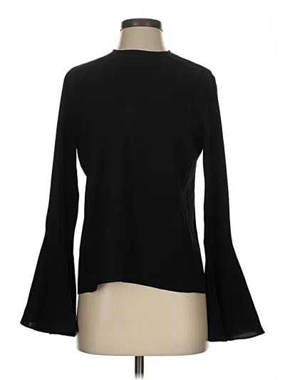 Pre-owned Frame Long Sleeve Blouse In Black