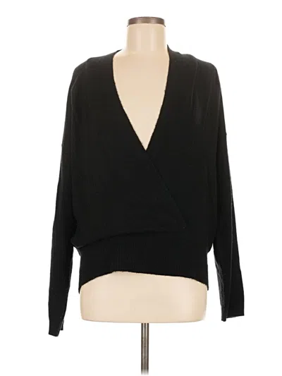 Pre-owned Frame Long Sleeve Blouse In Black
