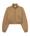 Frame Long Sleeve Casual Jacket In Brown