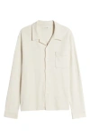 Frame Men's Duo Fold Relaxed Overshirt In White Sand