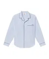 Frame Striped Pajama Shirt In Blue