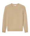 Frame Long Sleeve Sweater In Brown