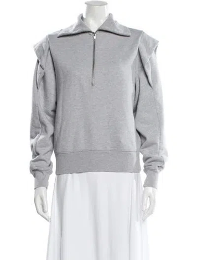 Pre-owned Frame Long Sleeve Sweatshirt In Gray
