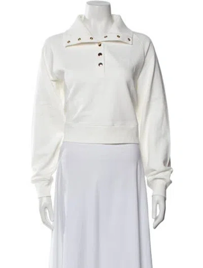 Pre-owned Frame Long Sleeve Sweatshirt In Neutrals