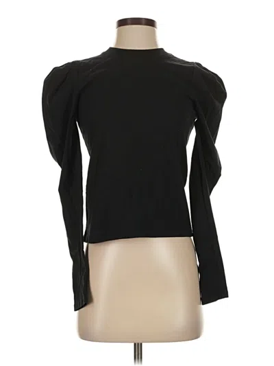 Pre-owned Frame Long Sleeve Top Black Turtleneck Tops